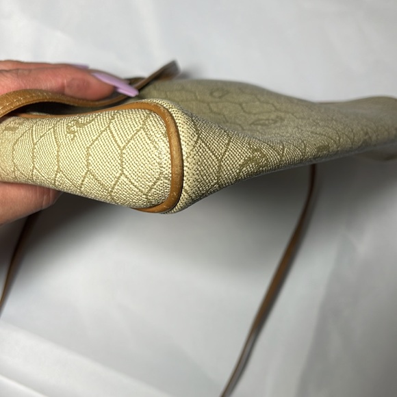 Christian Dior honeycomb old shoulder bag beige PVC full pattern - Picture 5 of 13